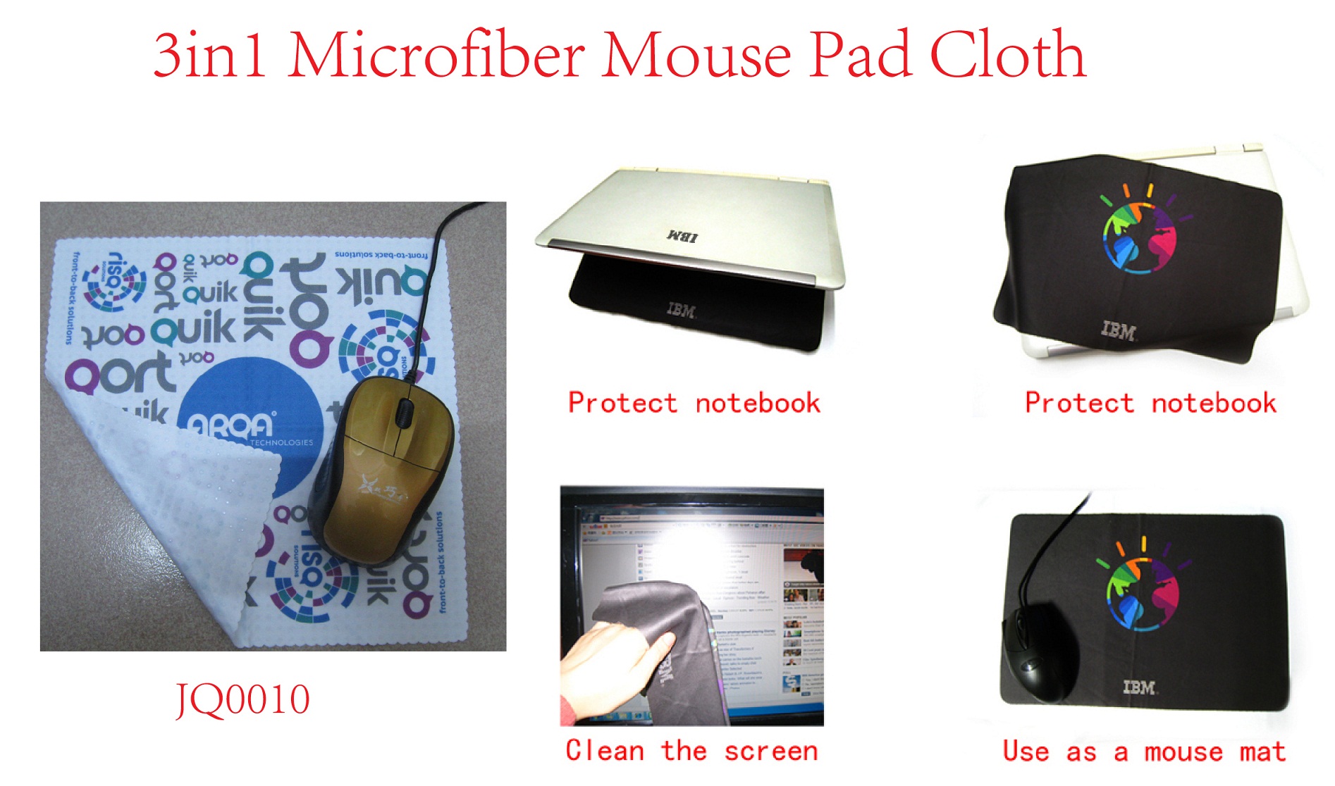 Microfiber mouse pad cloth